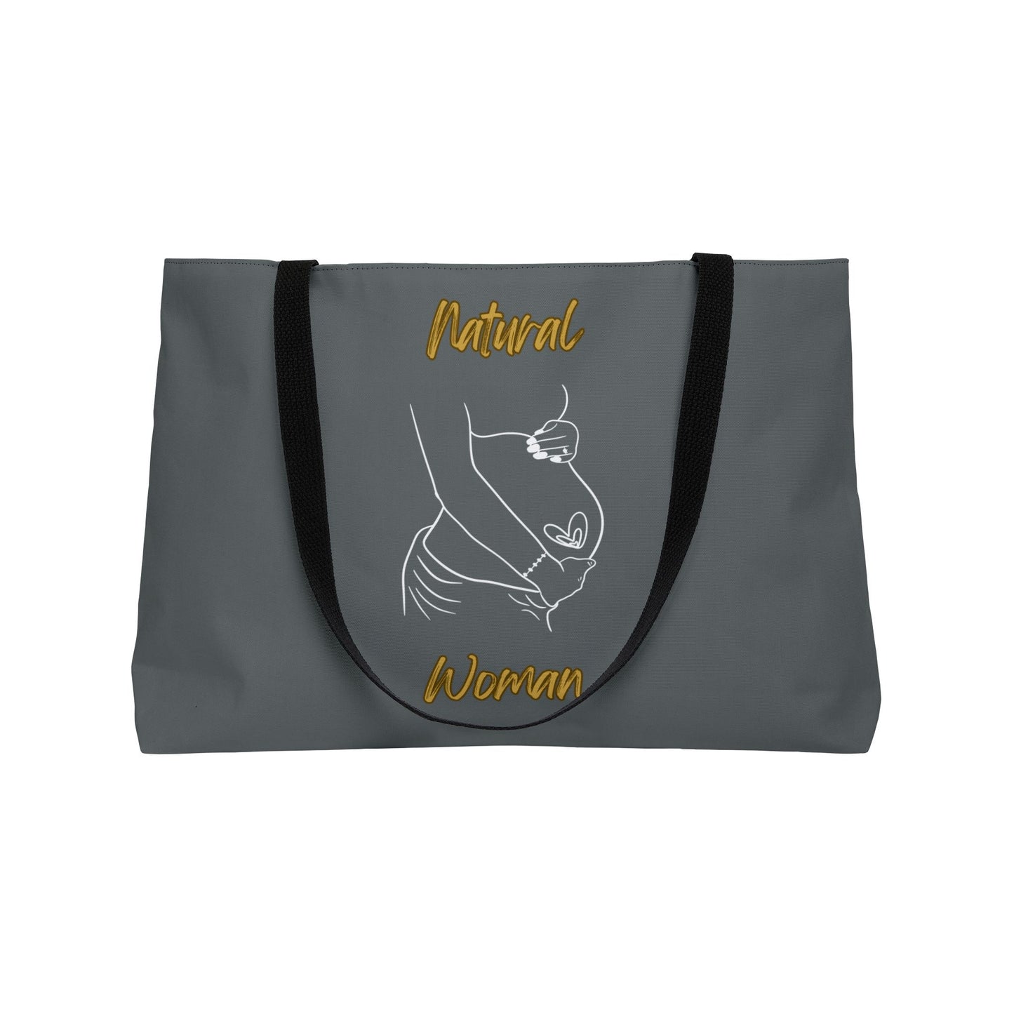 Natural Woman Loved In & Out (WL) Weekender Tote Bag DARK GREY