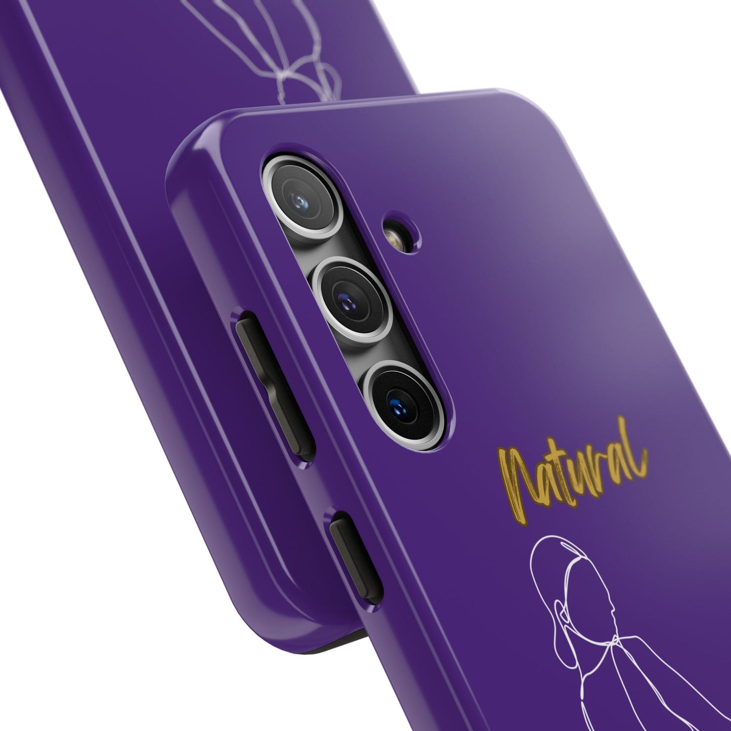 Natural Woman Hands Free (WL)Tough Phone Cases PURPLE