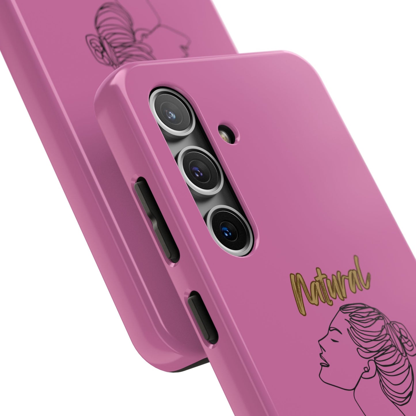 Natural Woman Wet Bun (BL) Tough Phone Cases LIGHT PINK