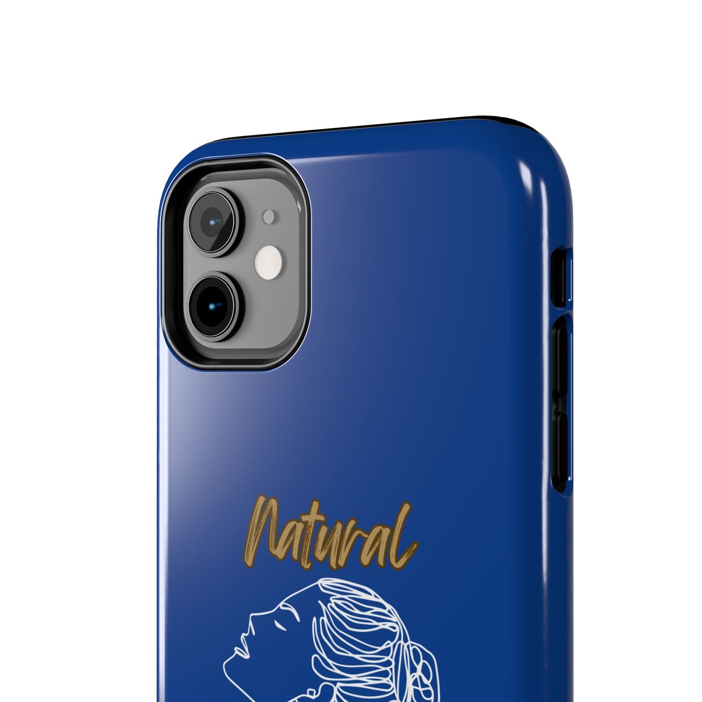 Natural Woman Wet Bun (WL) Tough Phone Cases DARK BLUE