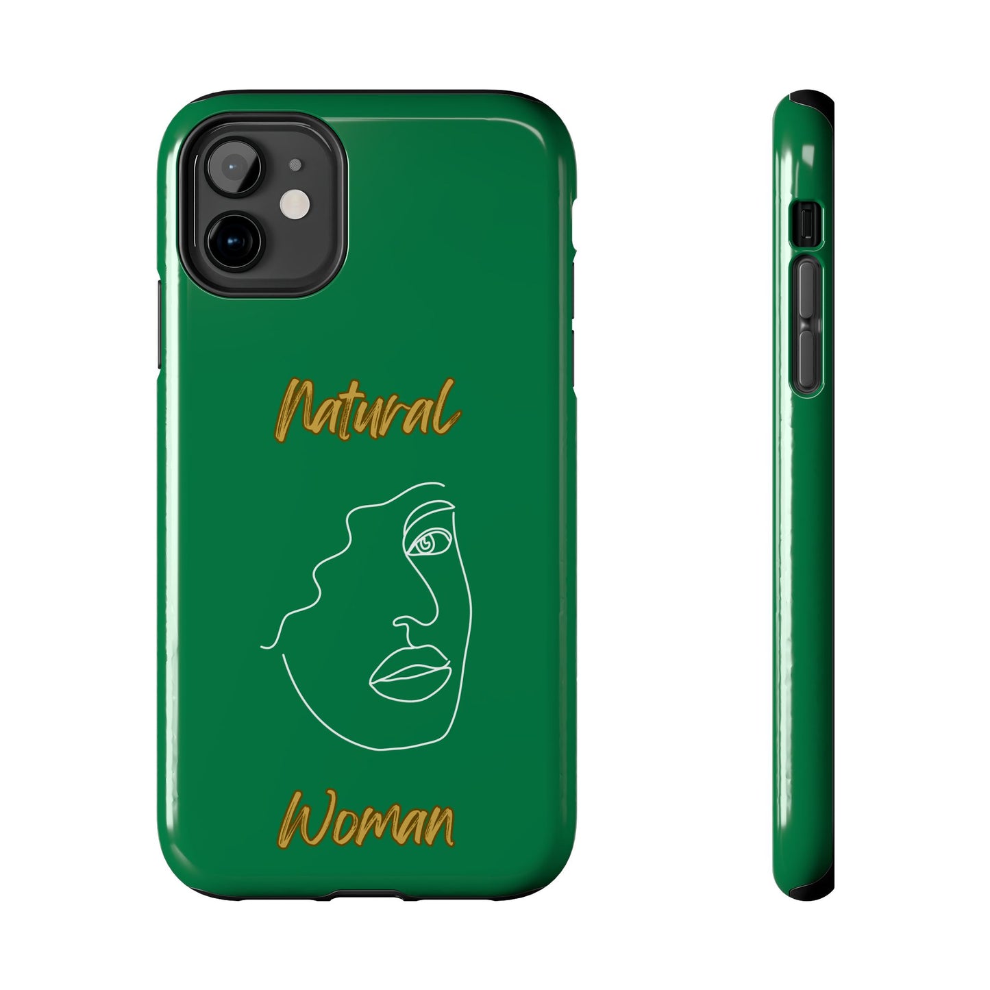 Natural Woman Peekaboo (WL)Tough Phone Cases DARK GREEN