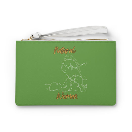 Natural Woman New Life (WL) Clutch Bag GREEN