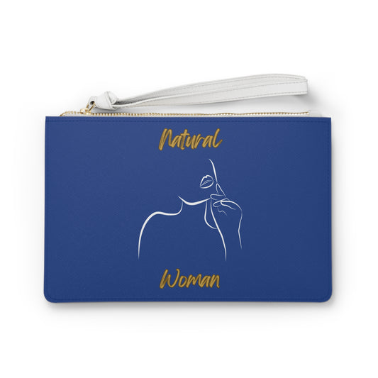 Natural Woman Chin Up (WL) Clutch Bag DARK BLUE