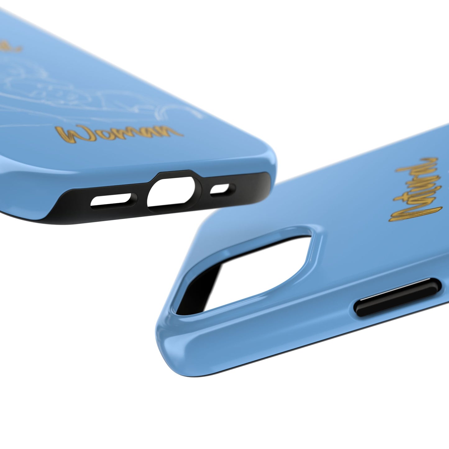 Natural Woman Loving Embrace (WL)Tough Phone Cases LIGHT BLUE