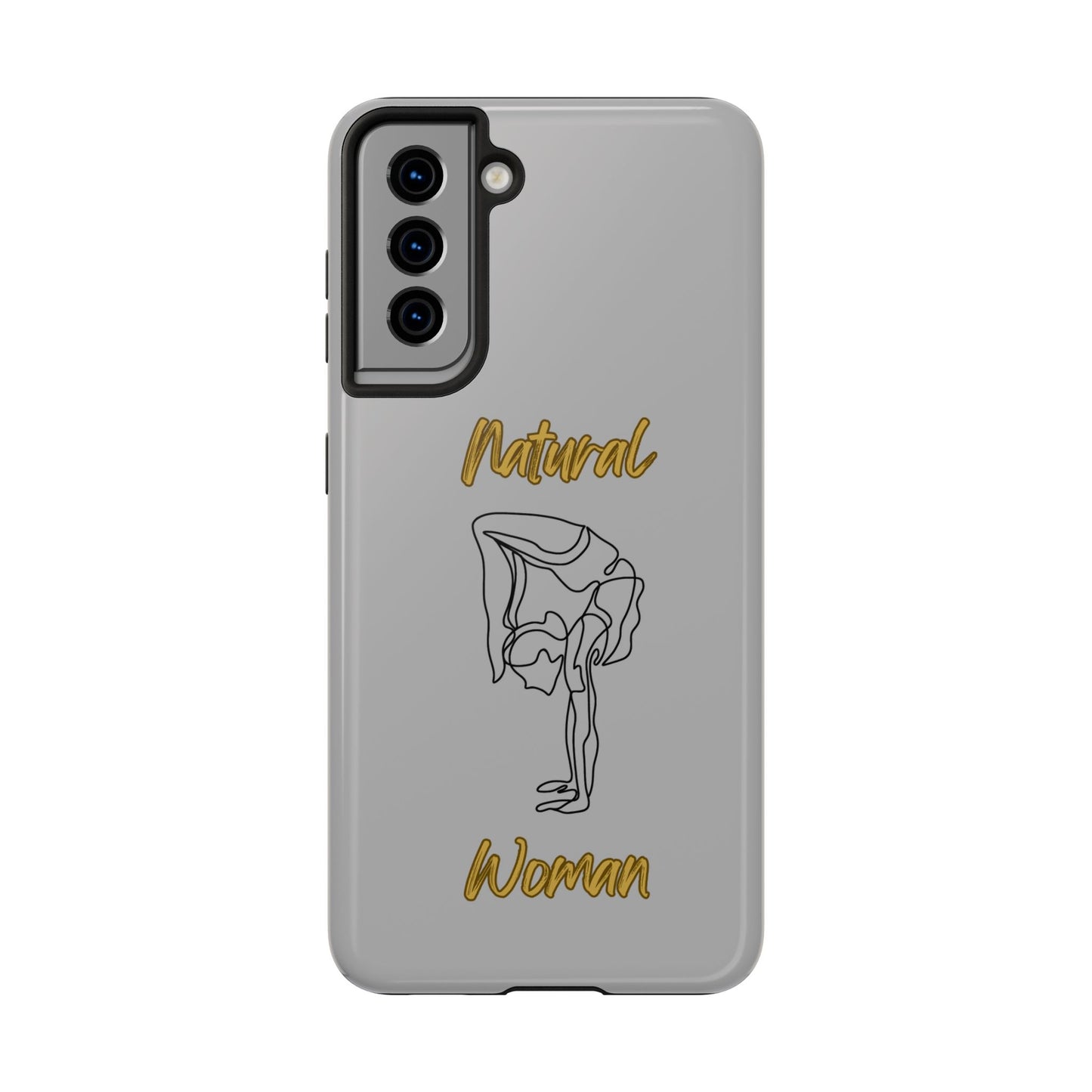 Natural Woman Flexible (BL)Tough Phone Cases LIGHT GREY