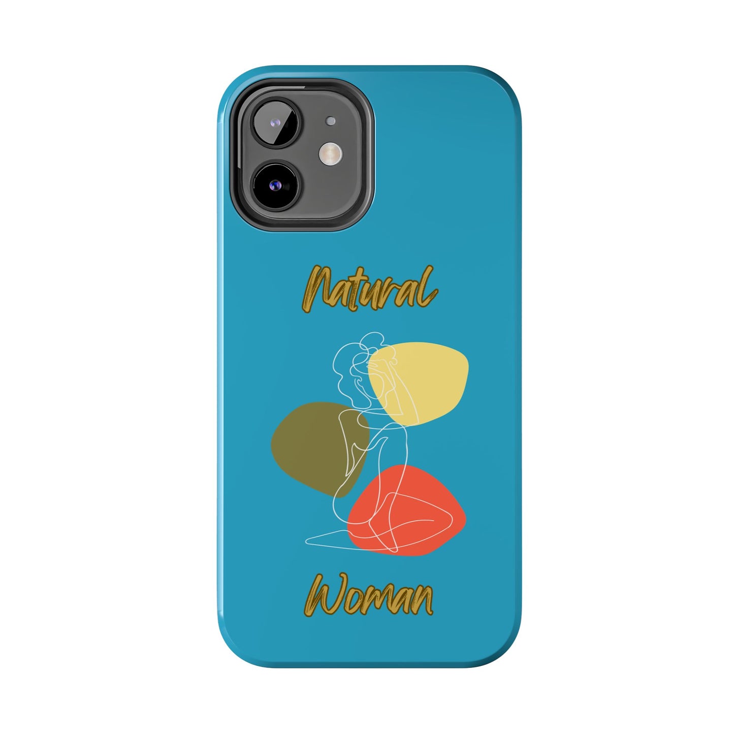 Natural Woman Colorful Pose (WL)Tough Phone Cases TURQUOISE