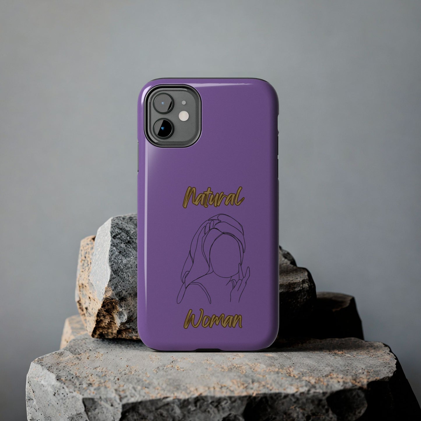 Natural Woman Towel Wrapped (BL)Tough Phone Cases LIGHT PURPLE