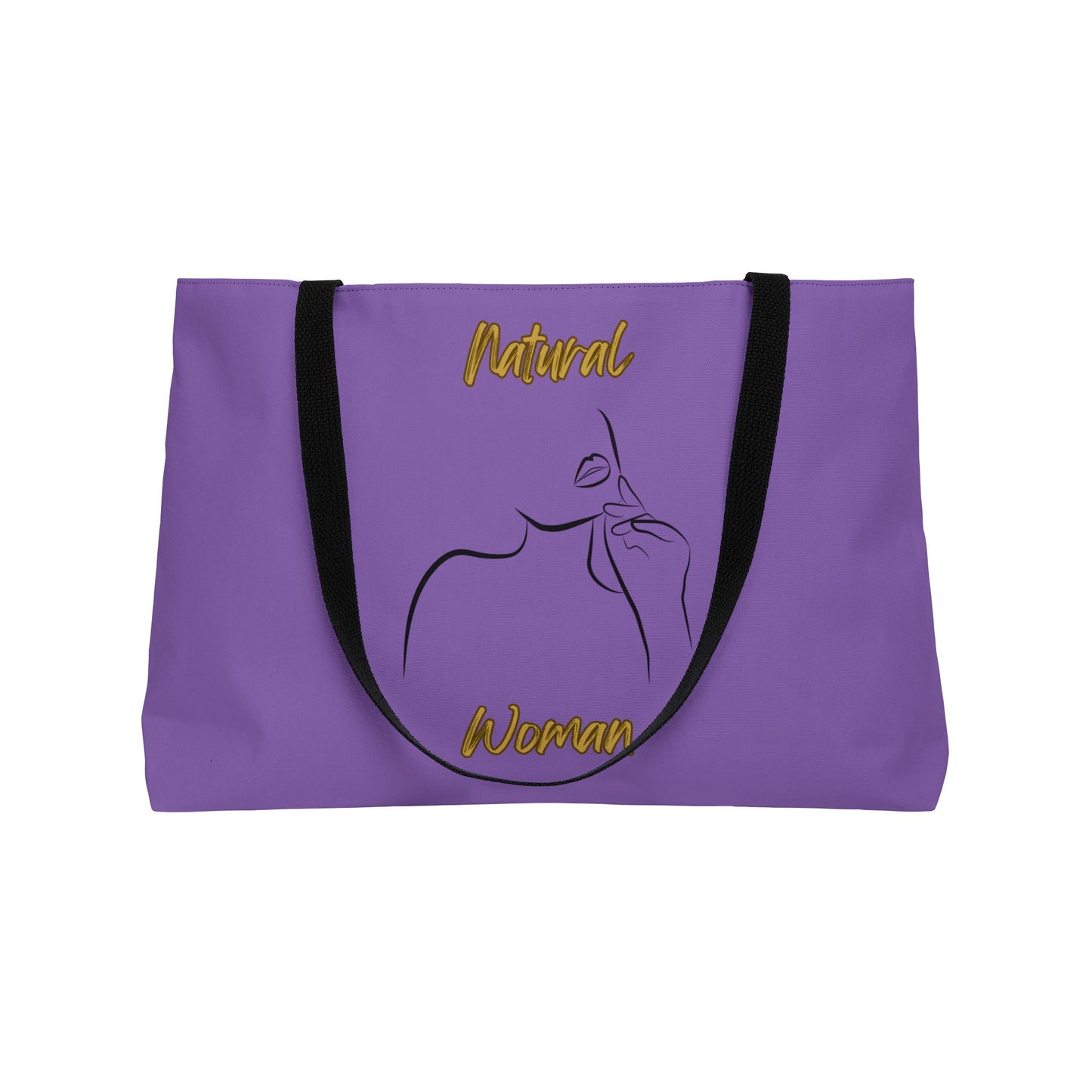 Natural Woman Chin Up (BL) Weekender Tote Bag LIGHT PURPLE