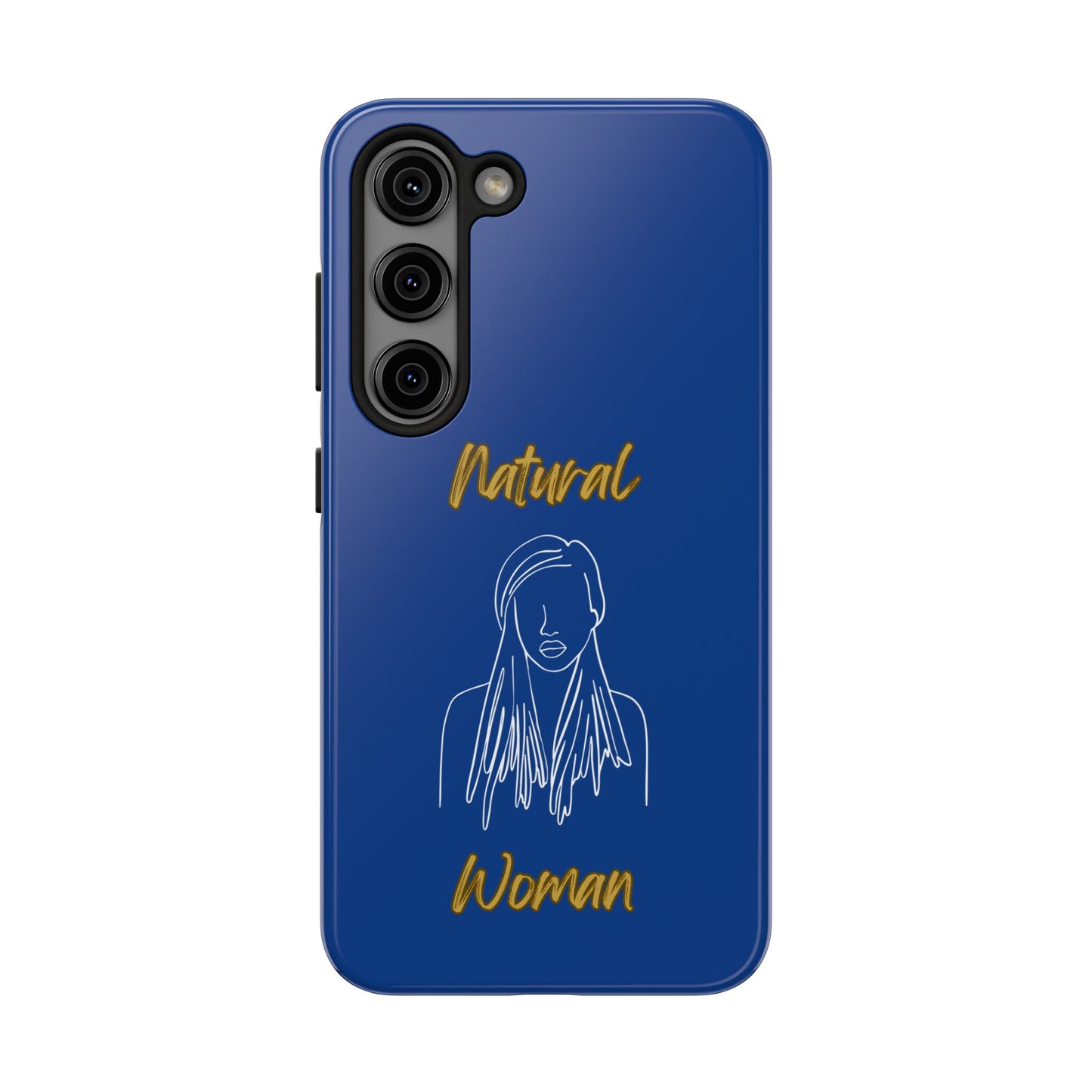 Natural Woman Content (WL)Tough Phone Cases DARK BLUE