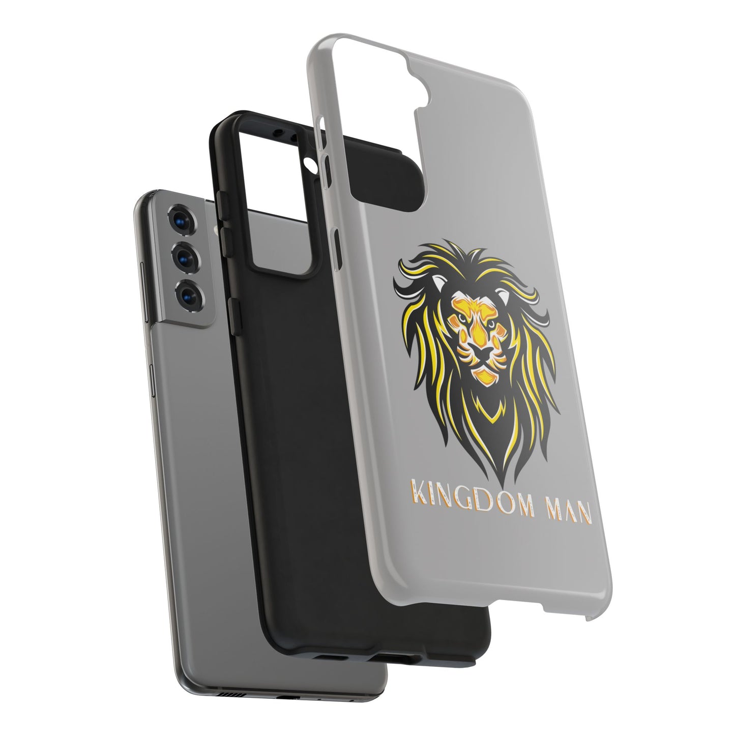 Kingdom Man (White-Gold Label) Tough Phone Case LIGHT GREY