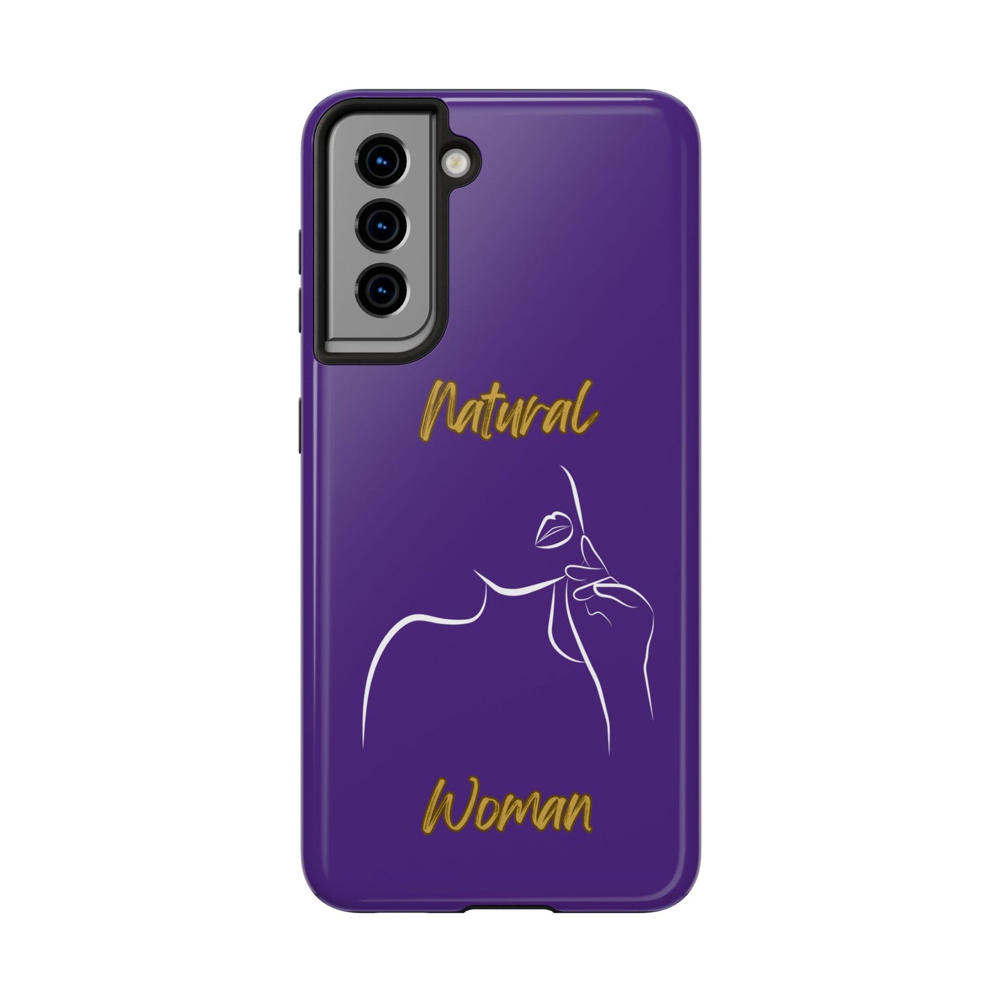 Natural Woman Chin Up (WL)Tough Phone Cases PURPLE