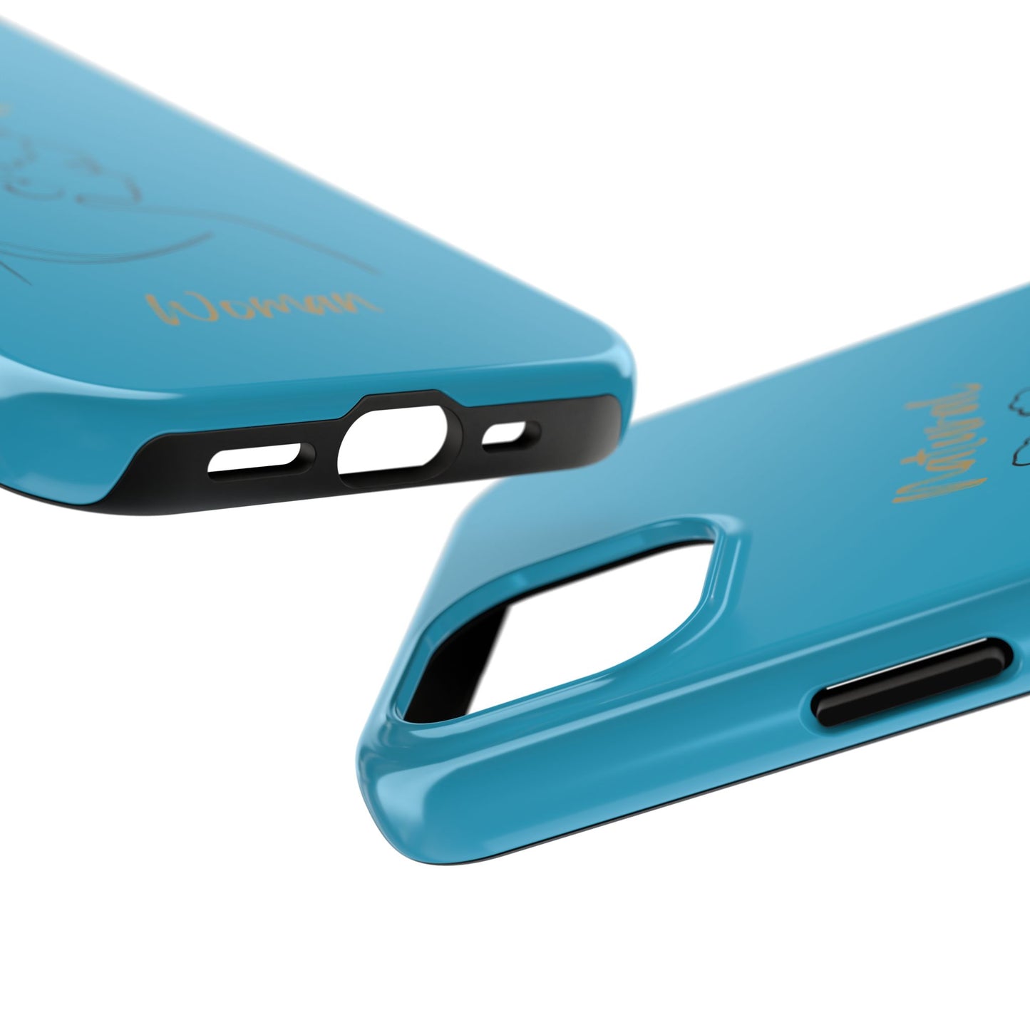 Natural Woman Twists (BL) Tough Phone Cases TURQUOISE