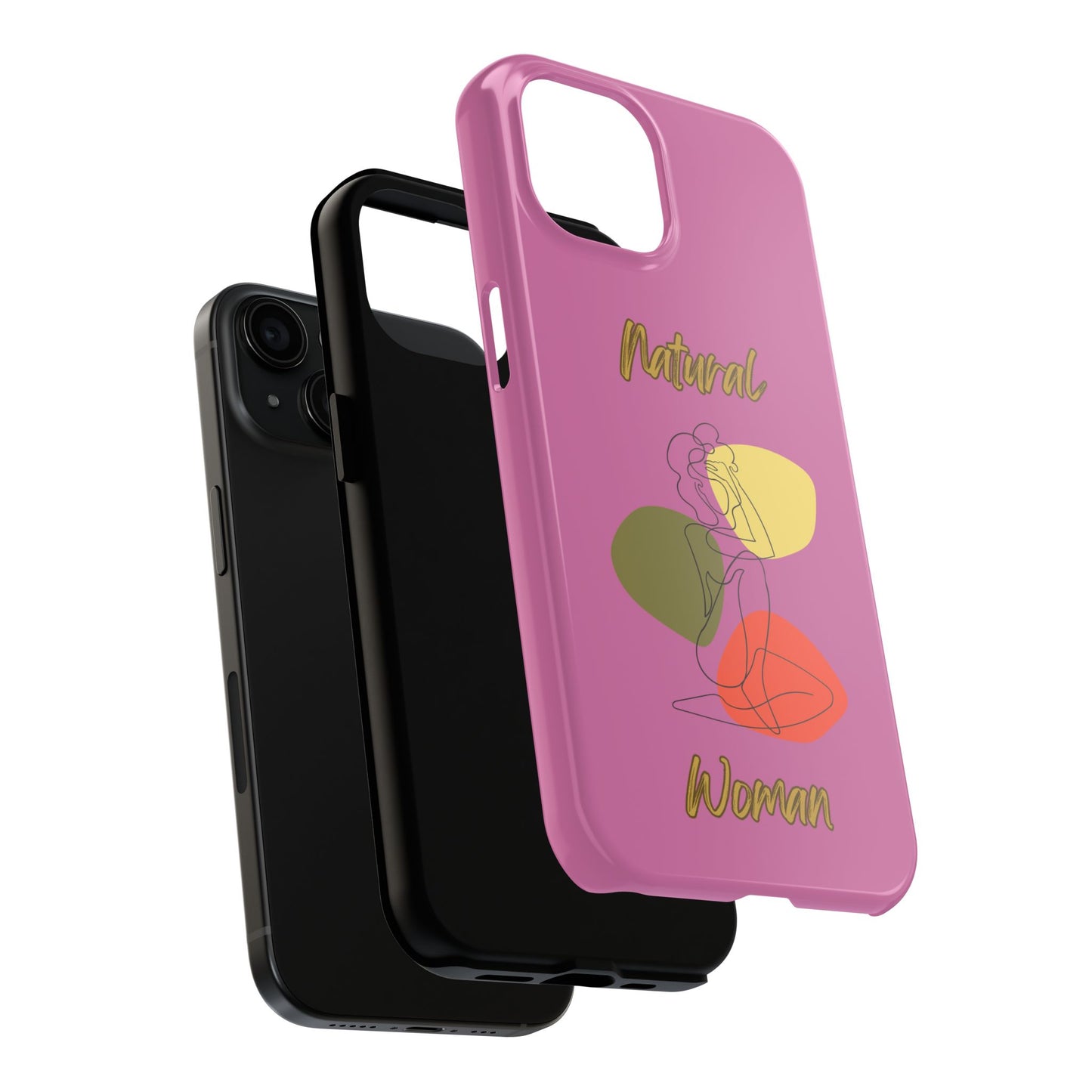 Natural Woman Colorful Pose (BL)Tough Phone Cases LIGHT PINK