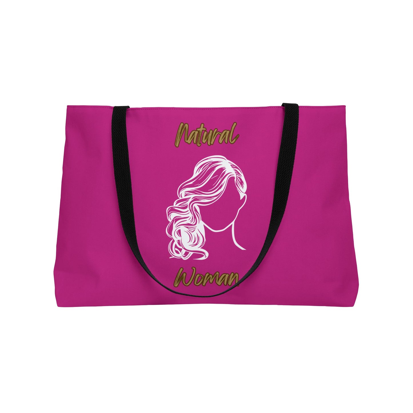 Natural Woman Long Curl (WL) Weekender Tote Bag PINK