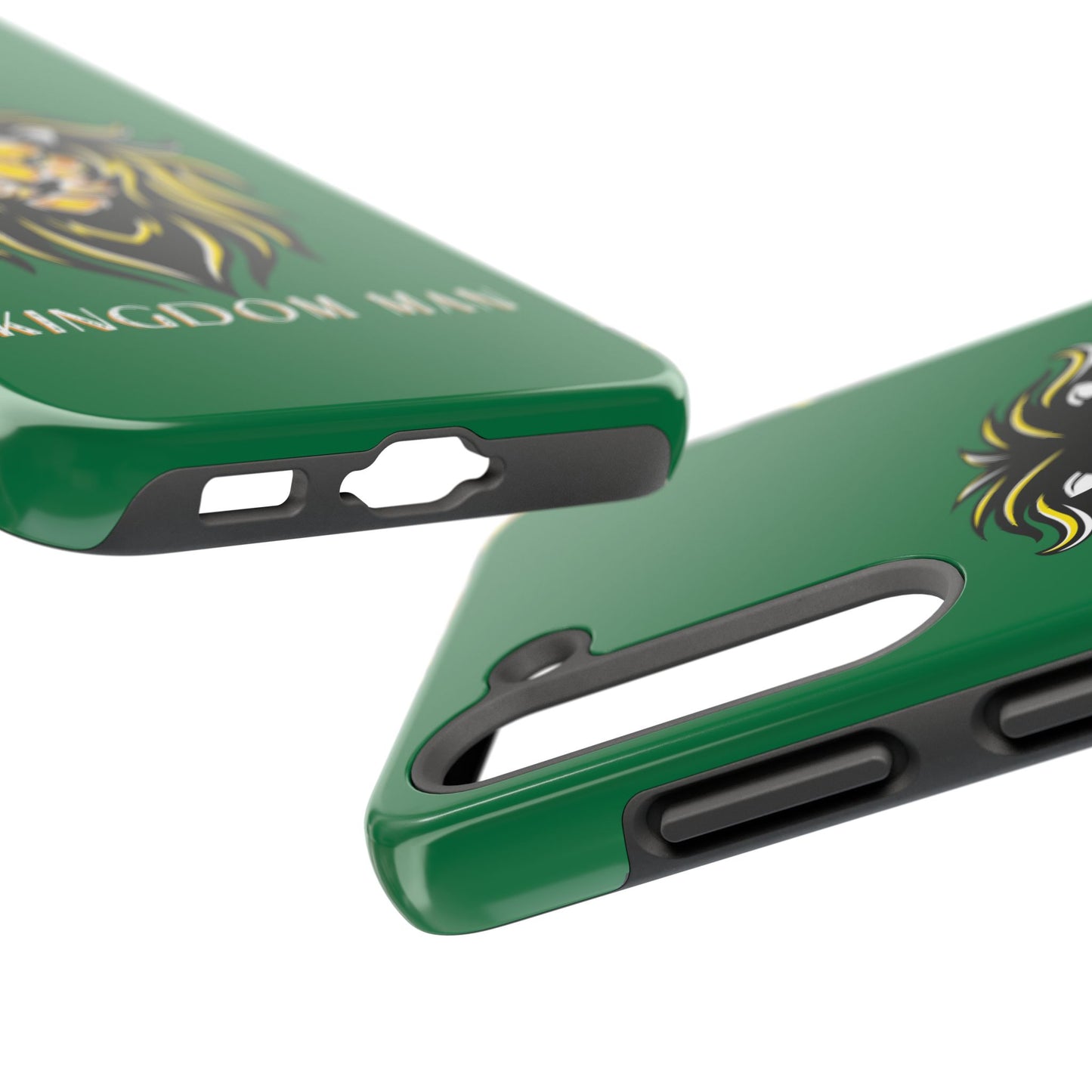 Kingdom Man (White-Gold Label) Tough Phone Case DARK GREEN