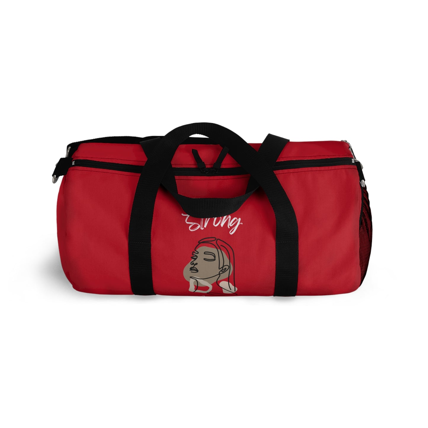 Strong Momma (WL) Duffel Bag DARK RED