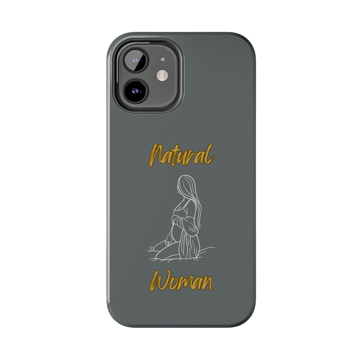 Natural Woman Expecting (WL)Tough Phone Cases DARK GREY