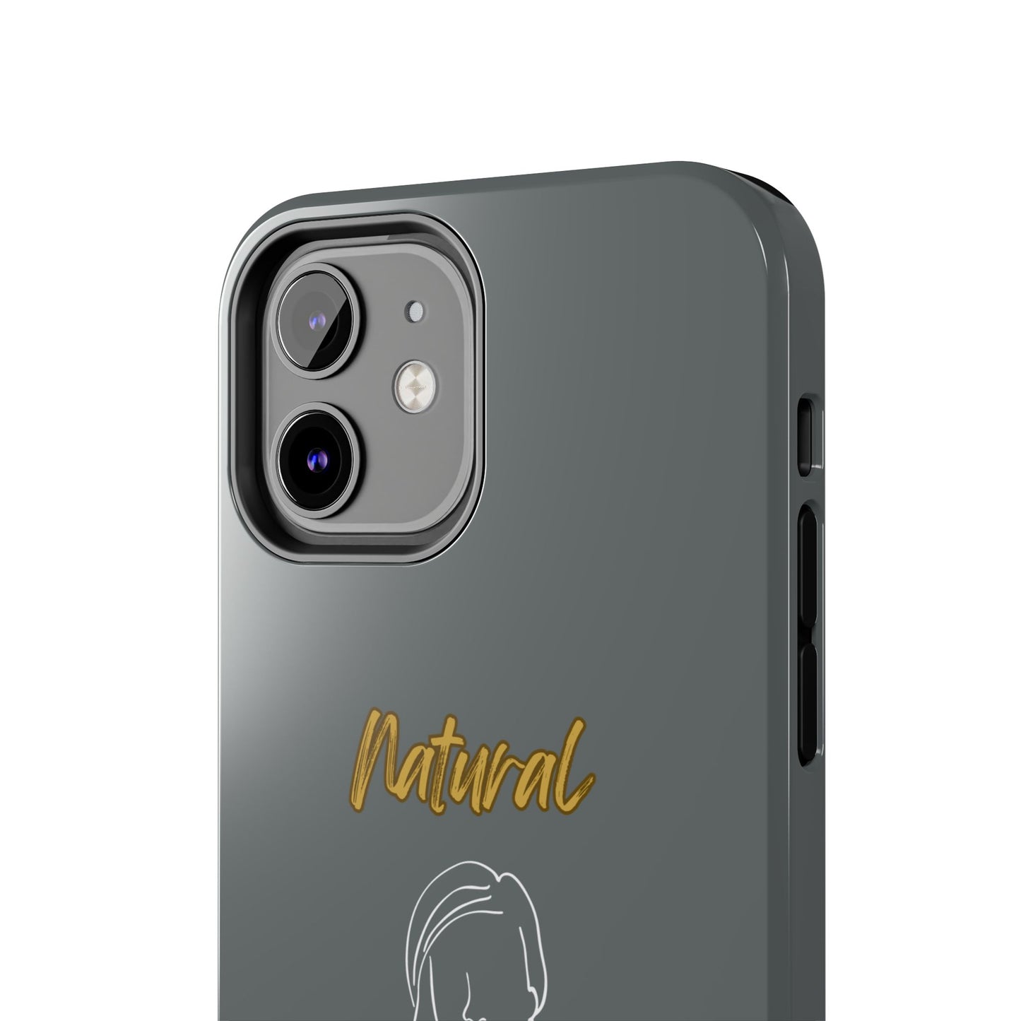 Natural Woman Content (WL)Tough Phone Cases DARK GREY