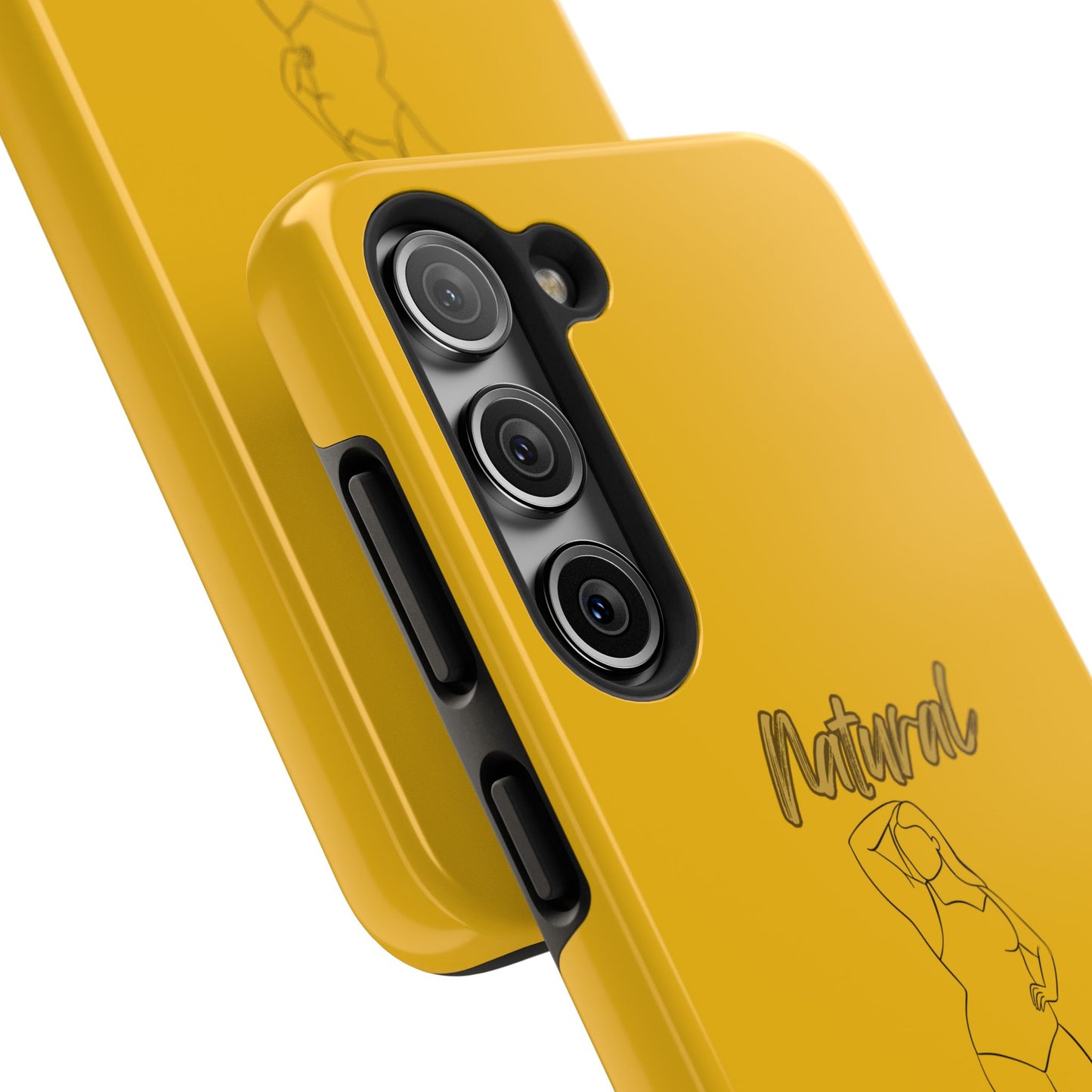 Natural Woman Looking Good (BL)Tough Phone Cases YELLOW