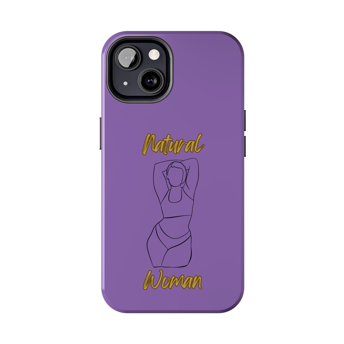 Natural Woman I Love Me (BL)Tough Phone Cases LIGHT PURPLE