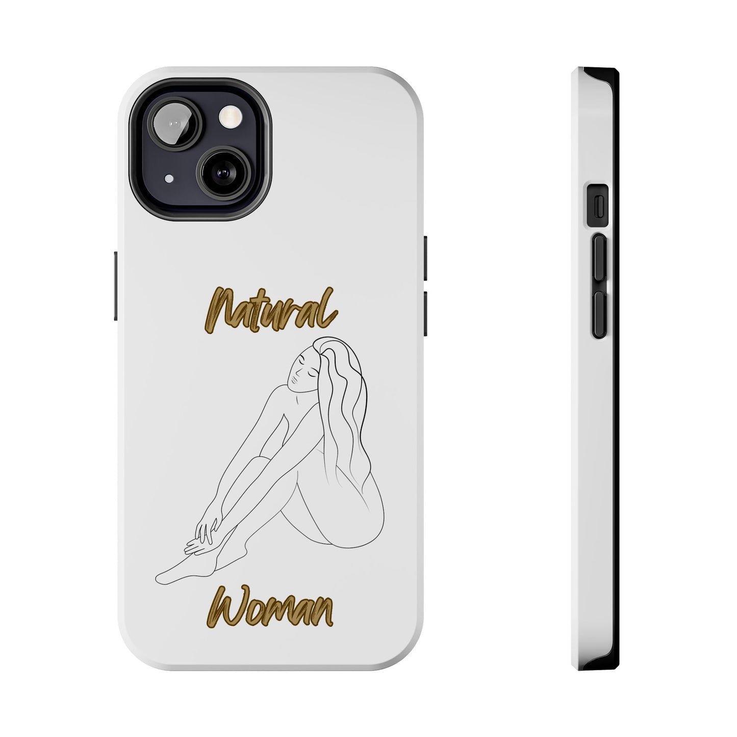 Natural Woman Beauty (BL) Tough Phone Cases WHITE