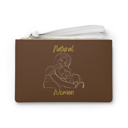 Natural Woman Loving Embrace (WL) Clutch Bag BROWN