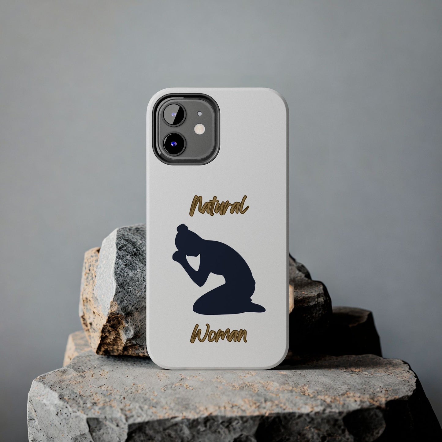 Natural Woman Pray (BL)Tough Phone Cases WHITE