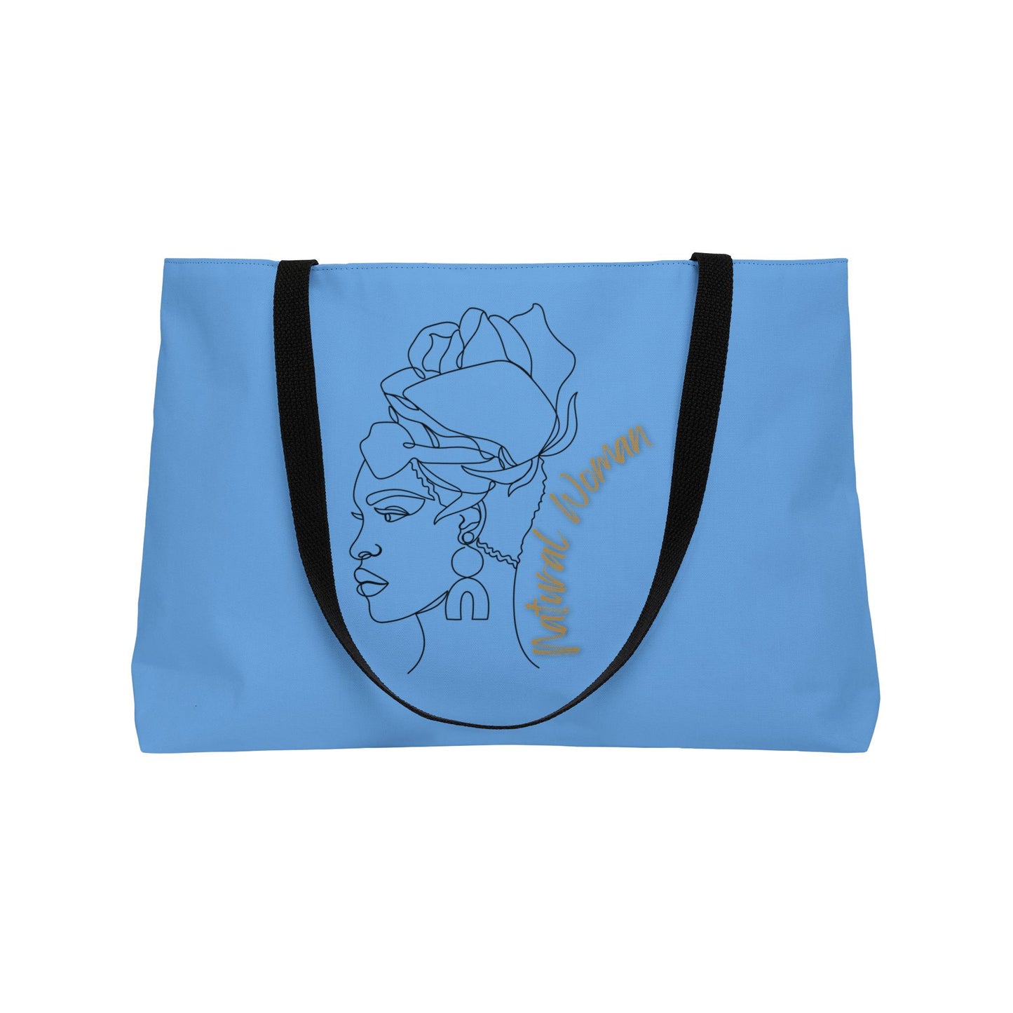 Natural Woman Flower Wrap (BL) Weekender Tote Bag LIGHT BLUE