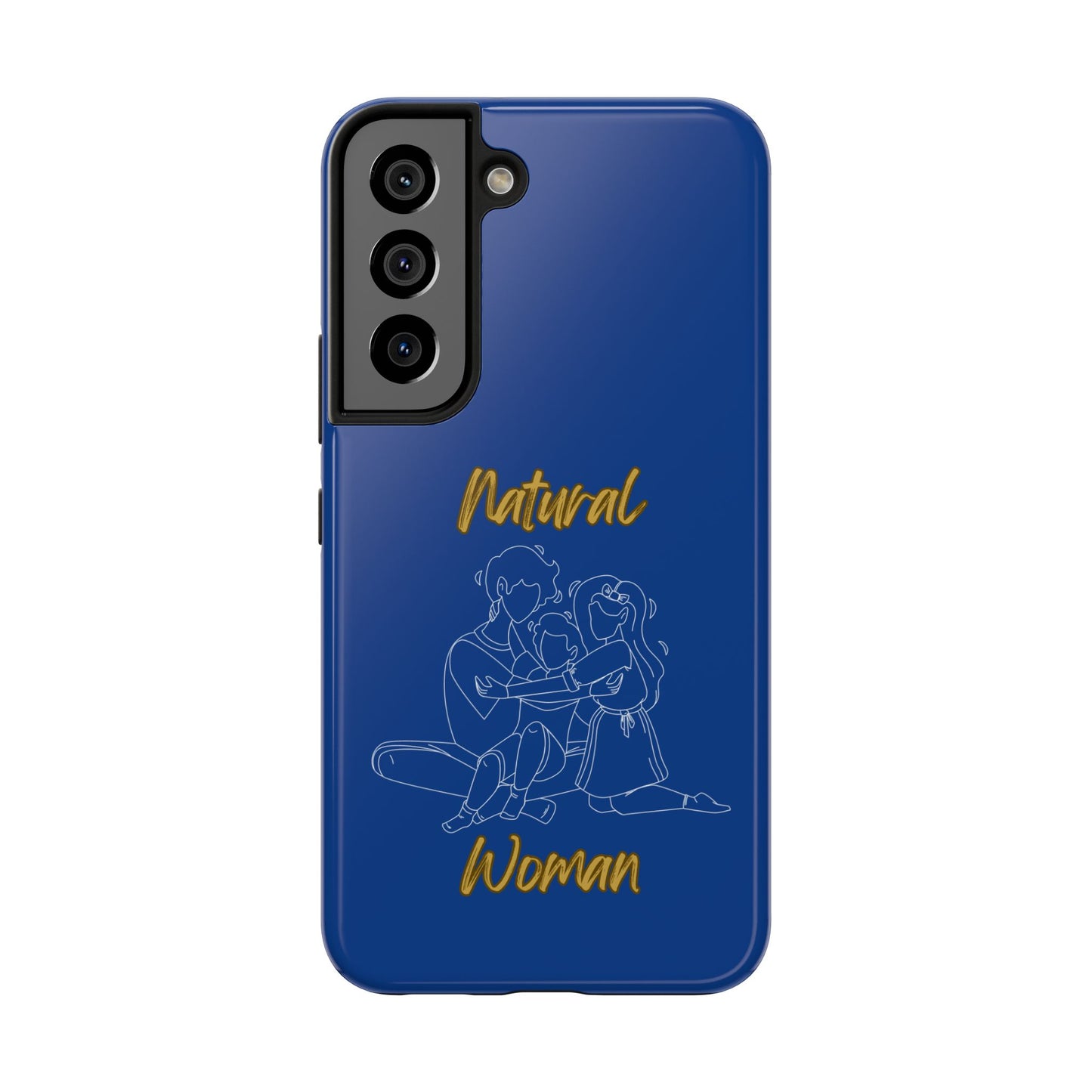 Natural Woman Bear Hugs (WL) Tough Phone Cases DARK BLUE