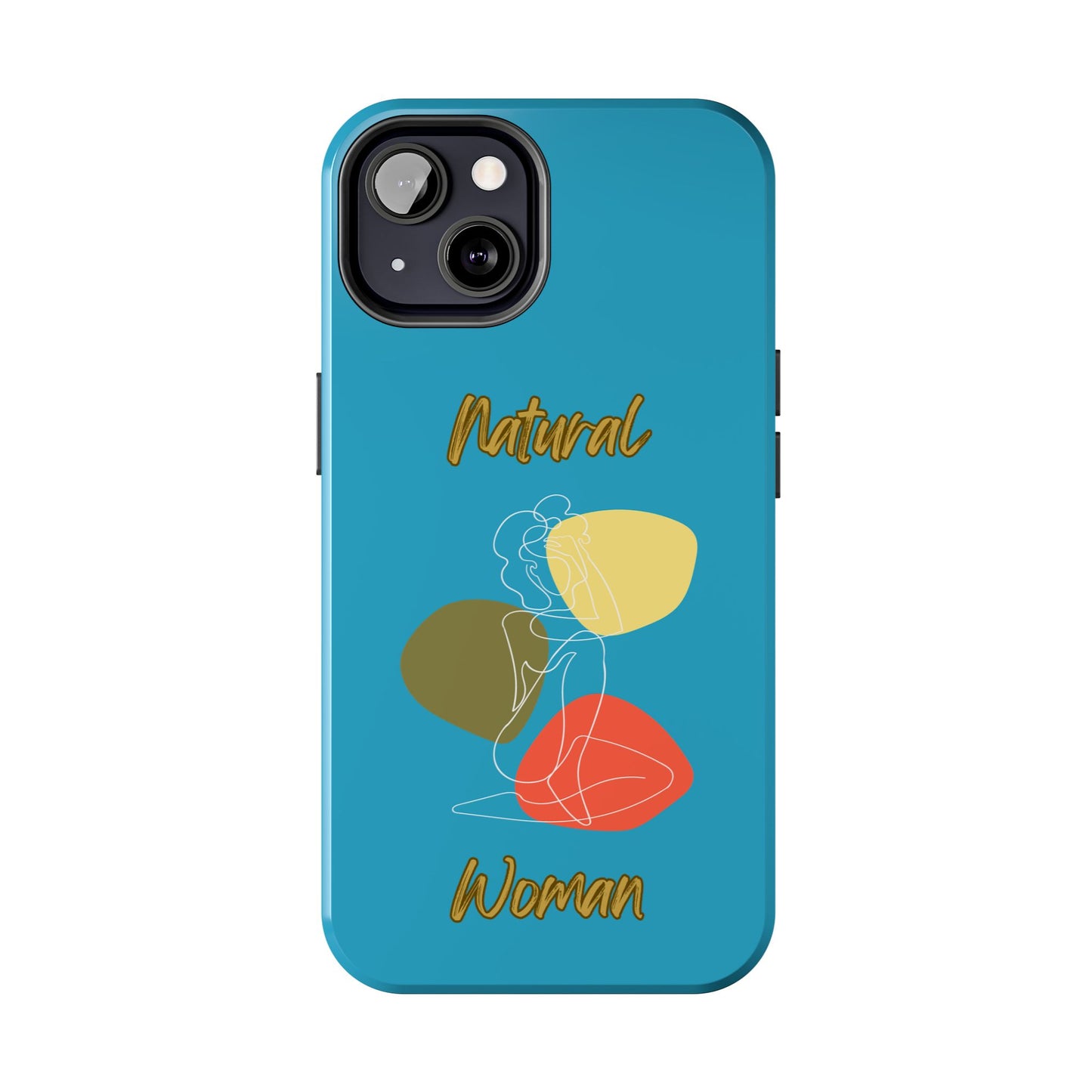 Natural Woman Colorful Pose (WL)Tough Phone Cases TURQUOISE