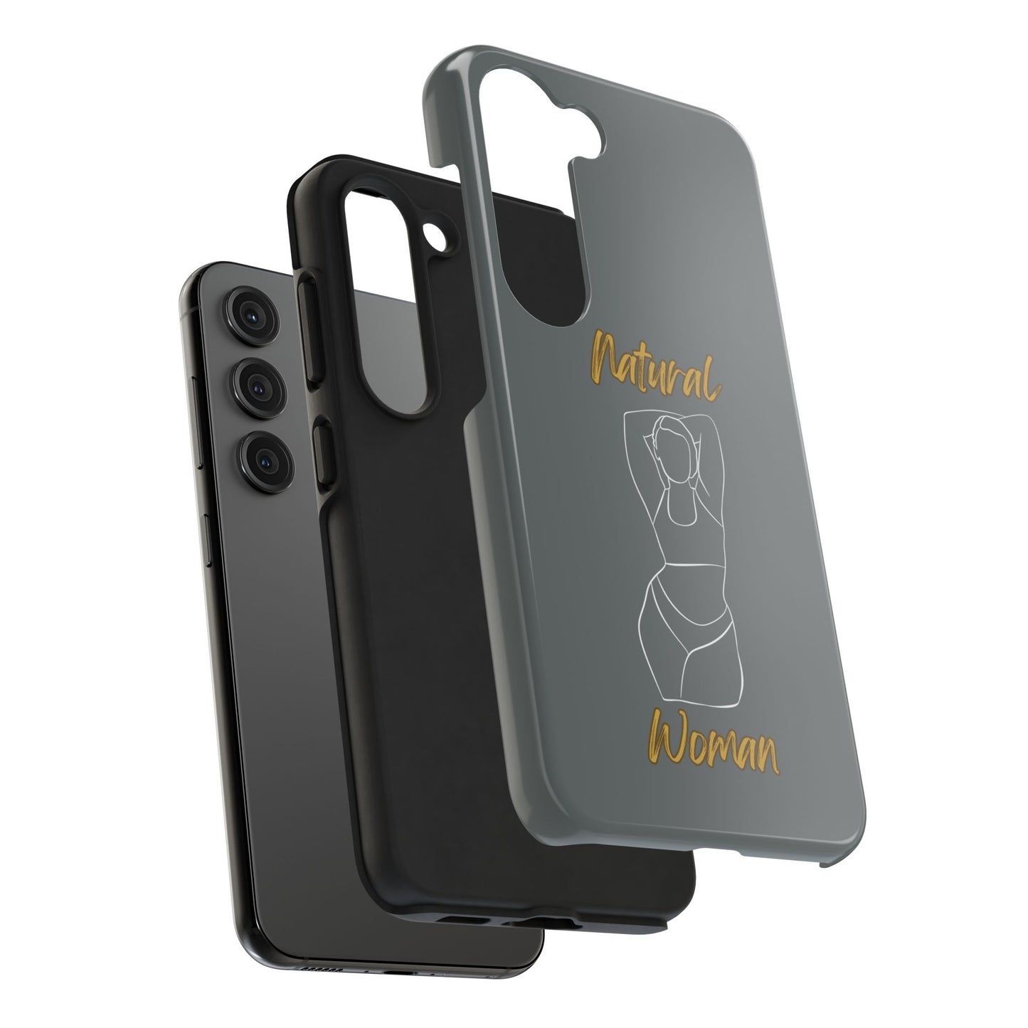 Natural Woman I Love Me (WL)Tough Phone Cases DARK GREY