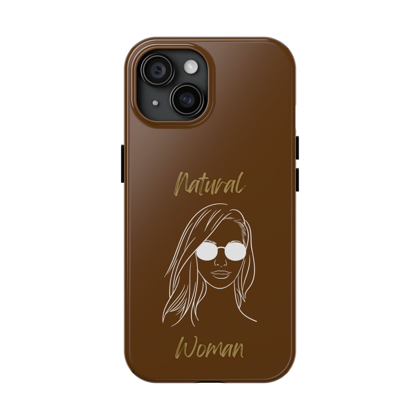 Natural Woman Shades (WL)Tough Phone Cases BROWN