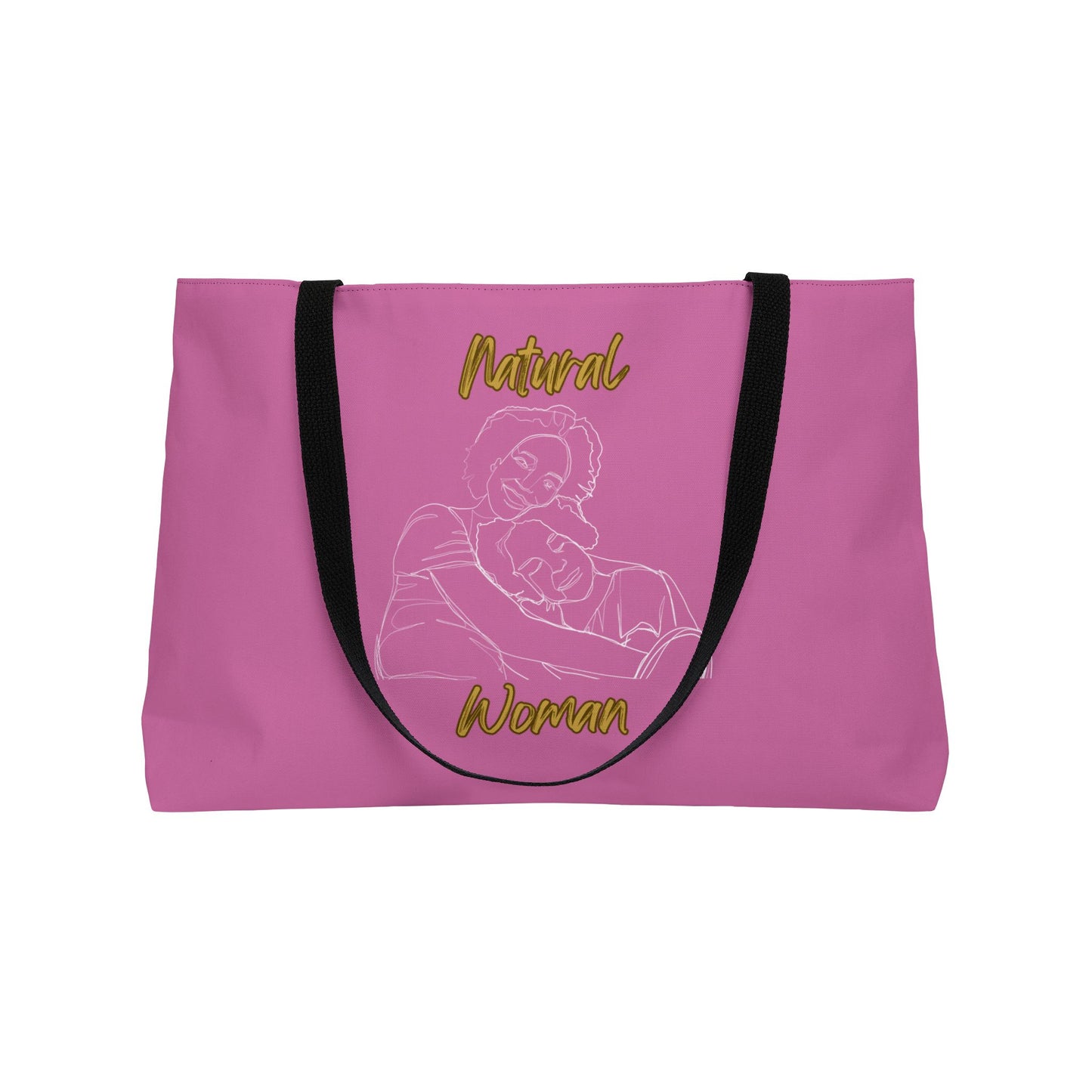 Natural Woman Loving Embrace (WL) Weekender Tote Bag LIGHT PINK