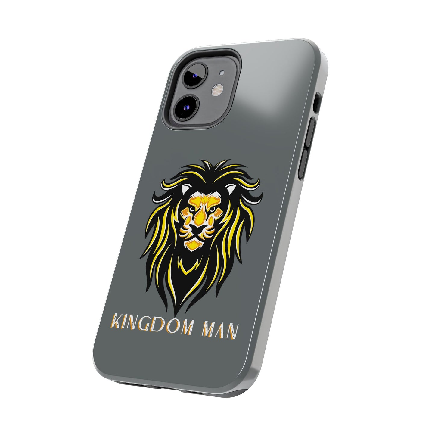 Kingdom Man (White-Gold Label) Tough Phone Case DARK GREY