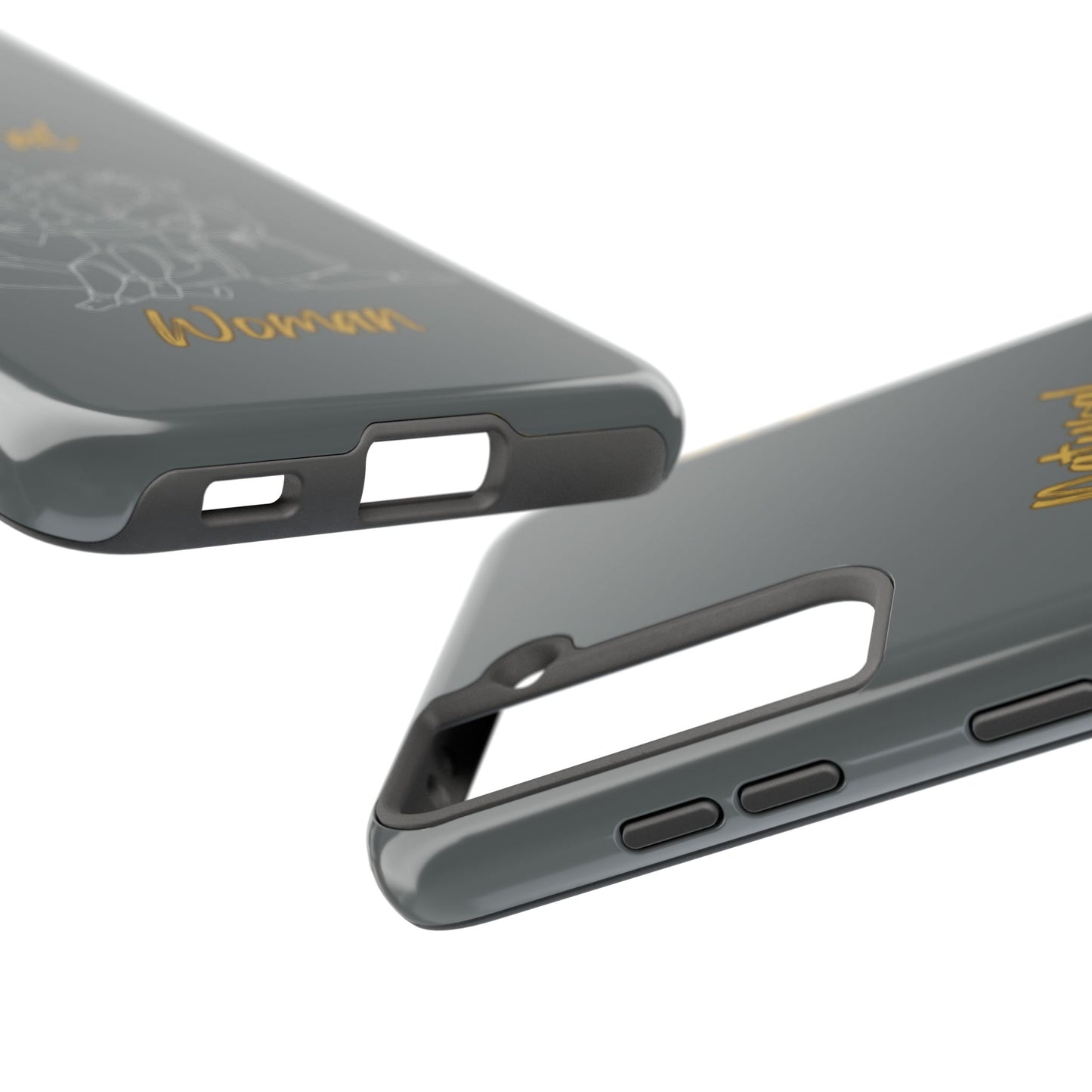 Natural Woman Bear Hugs (WL) Tough Phone Cases DARK GREY
