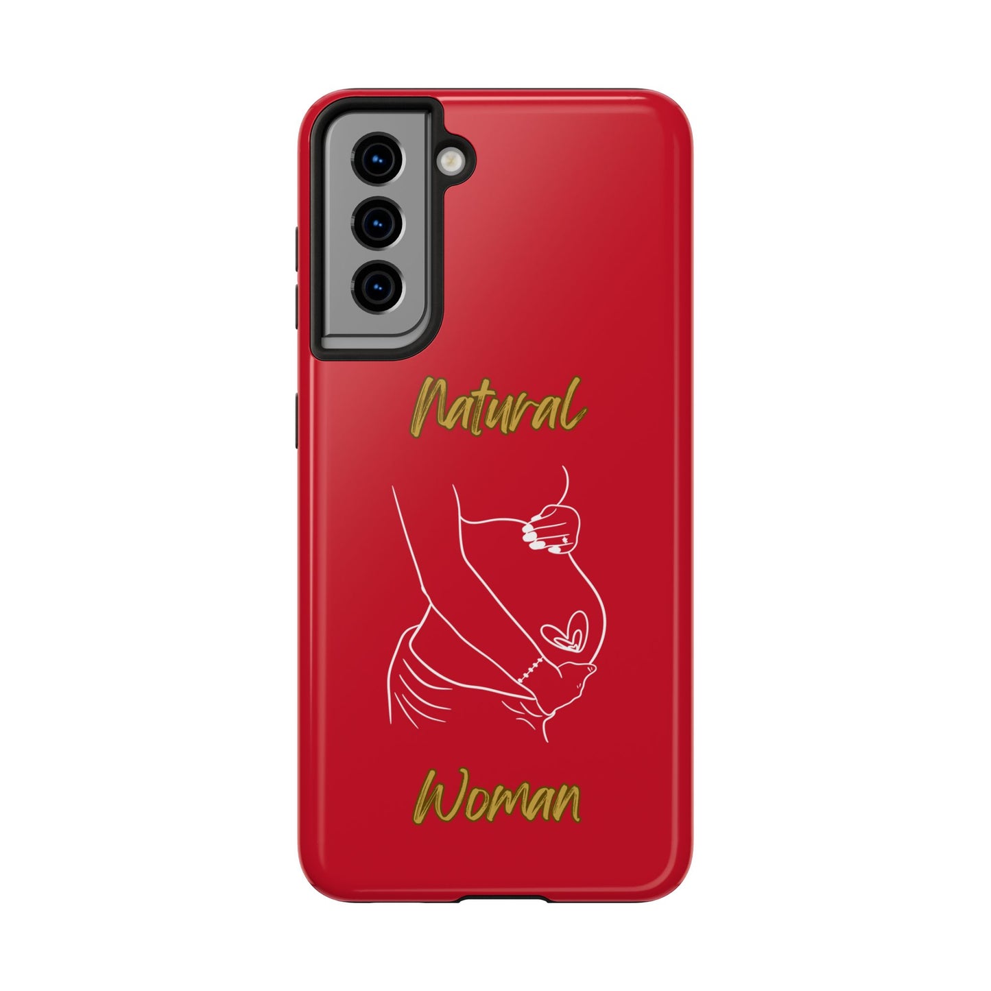 Natural Woman Loved In & Out (WL)Tough Phone Cases DARK RED