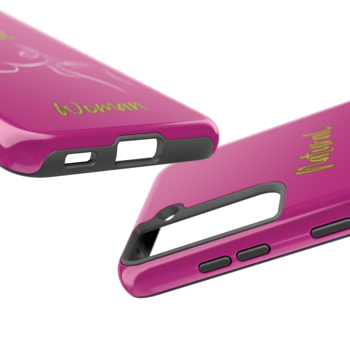 Natural Woman Chin Up (WL)Tough Phone Cases PINK