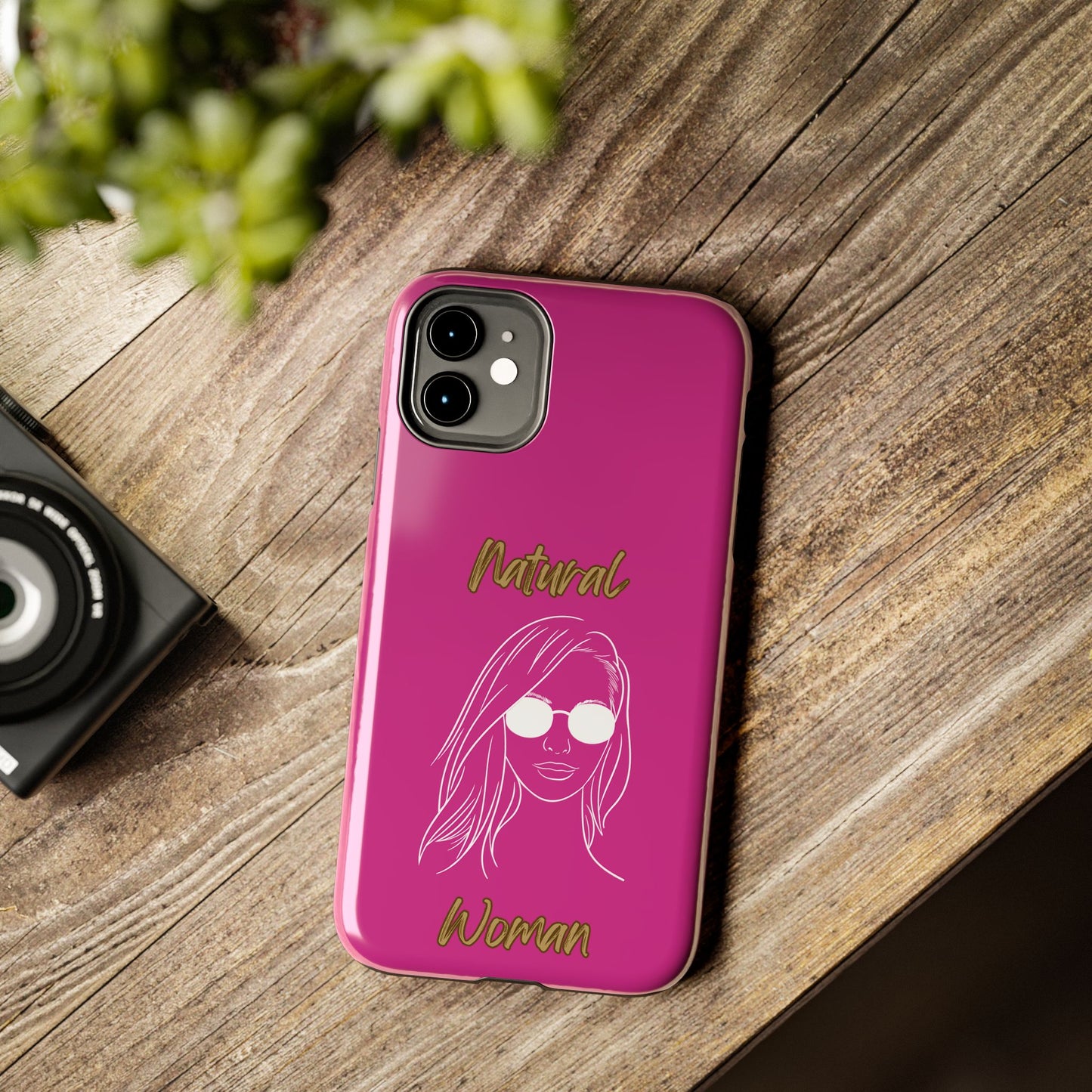 Natural Woman Shades (WL)Tough Phone Cases PINK