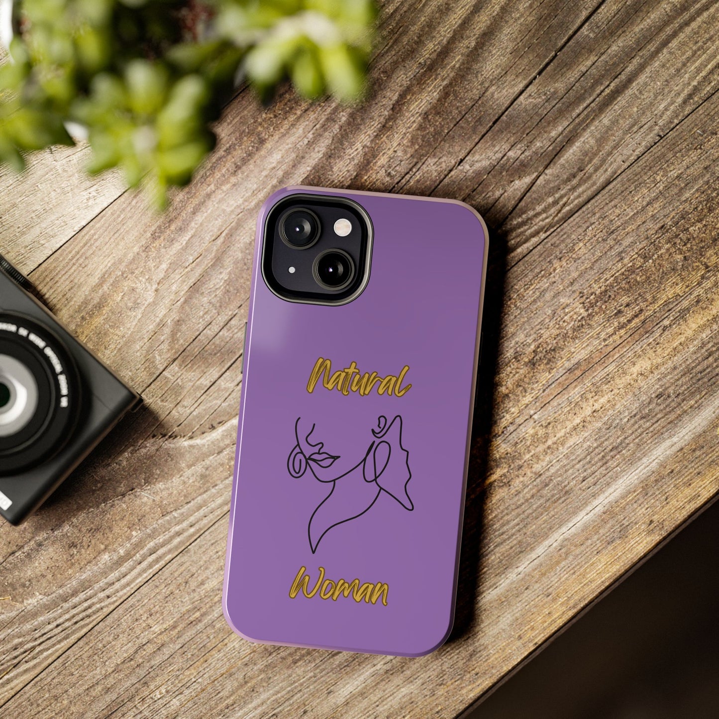 Natural Woman Lips (BL)Tough Phone Cases LIGHT PURPLE