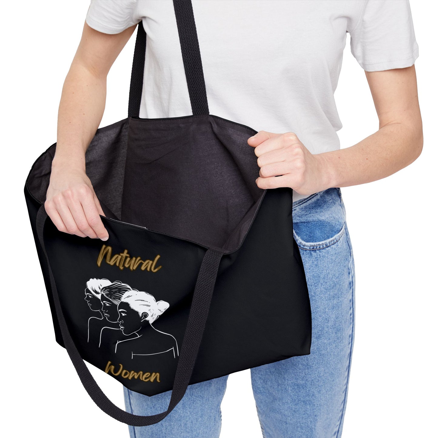 Natural Women United Friends (WL) Weekender Tote Bag BLACK