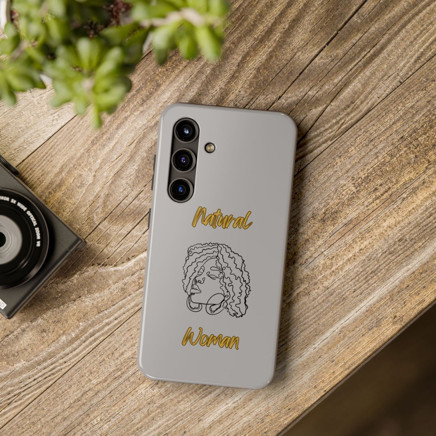 Natural Woman Naturally Me (BL)Tough Phone Cases LIGHT GREY