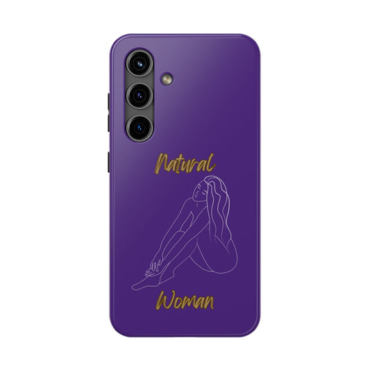 Natural Woman Beauty (WL) Tough Phone Cases PURPLE
