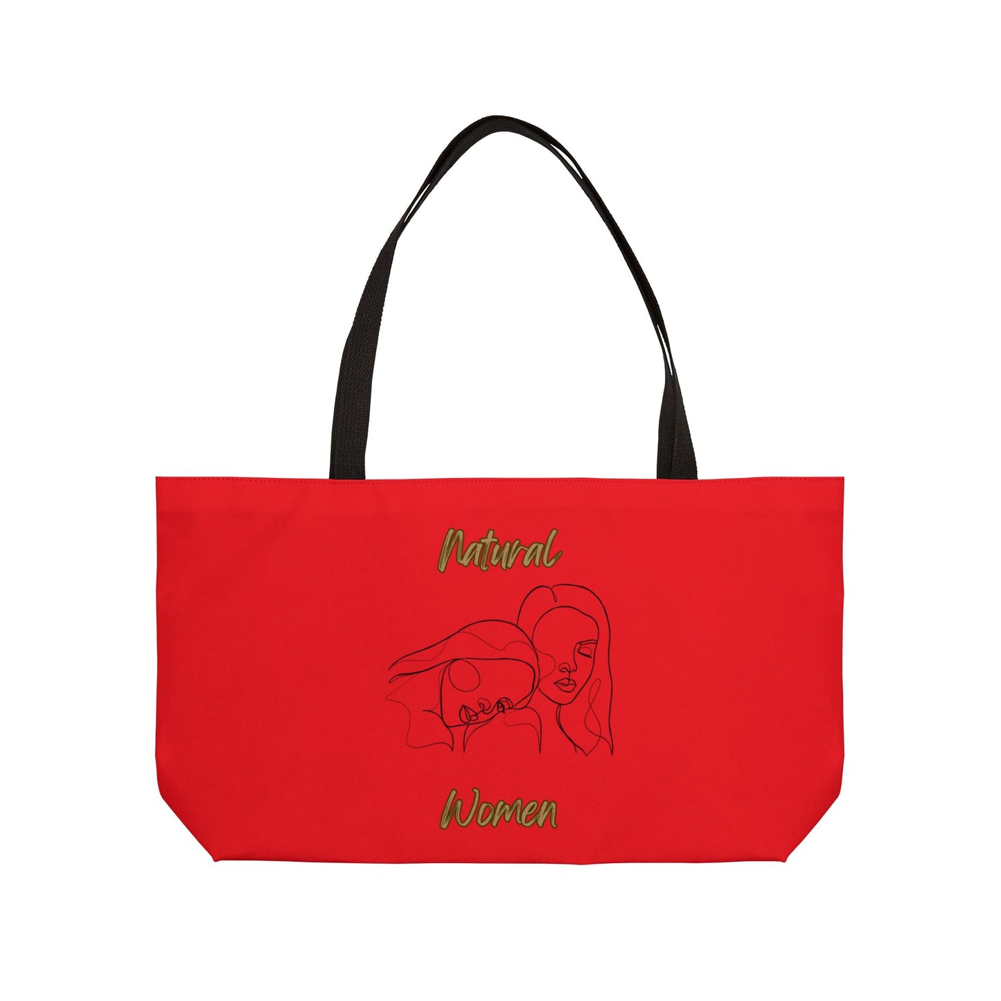 Natural Women Sisters (BL) Weekender Tote Bag RED