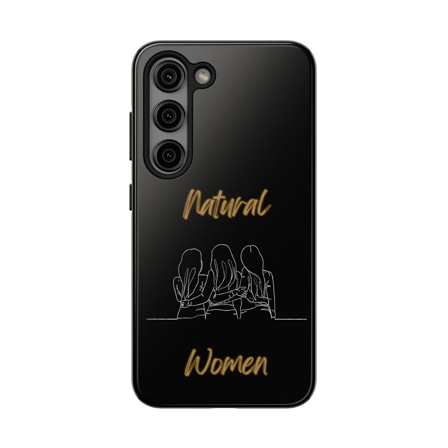 Natural Woman Loving Friends (WL) Tough Phone Cases BLACK