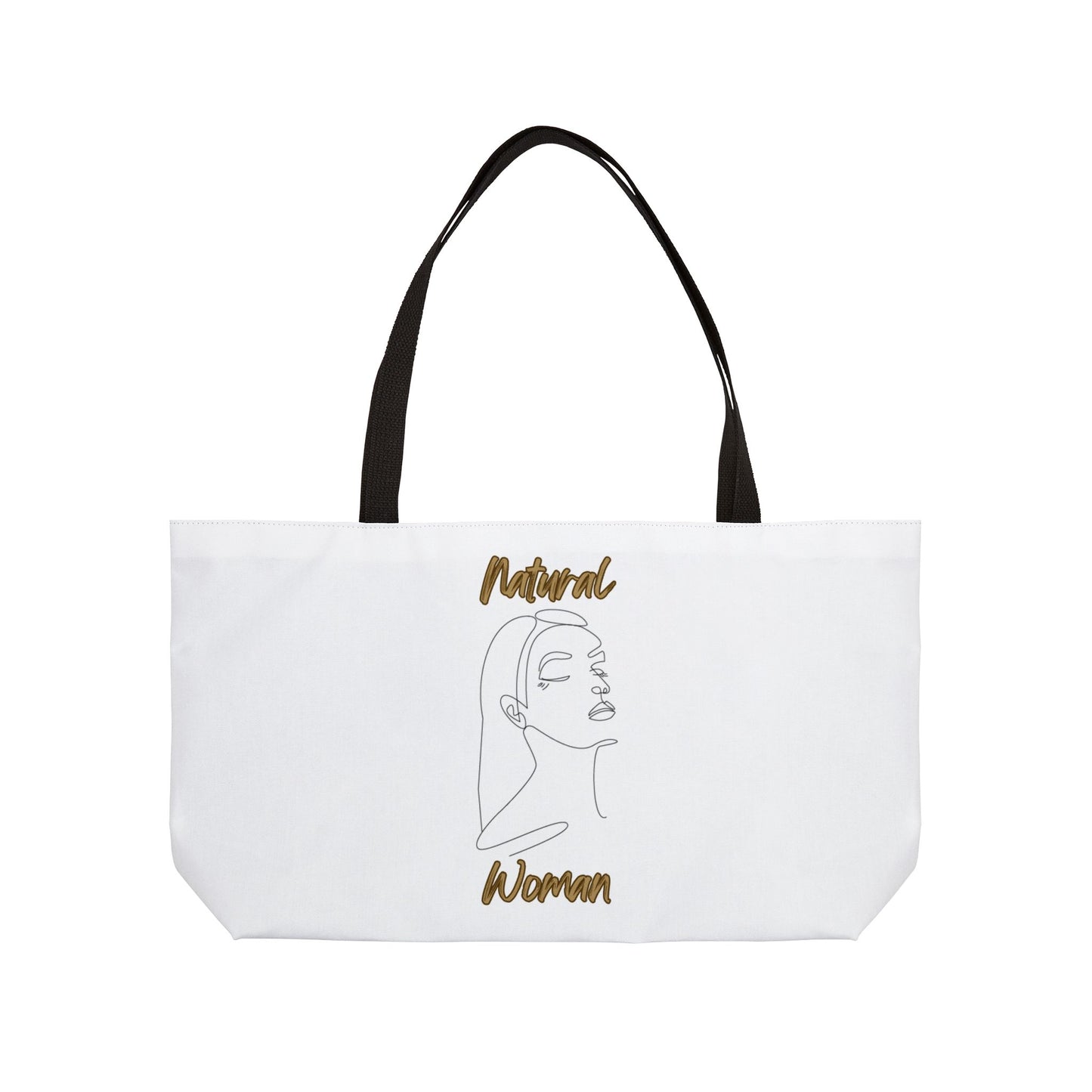 Natural Woman Calm (BL) Weekender Tote Bag WHITE