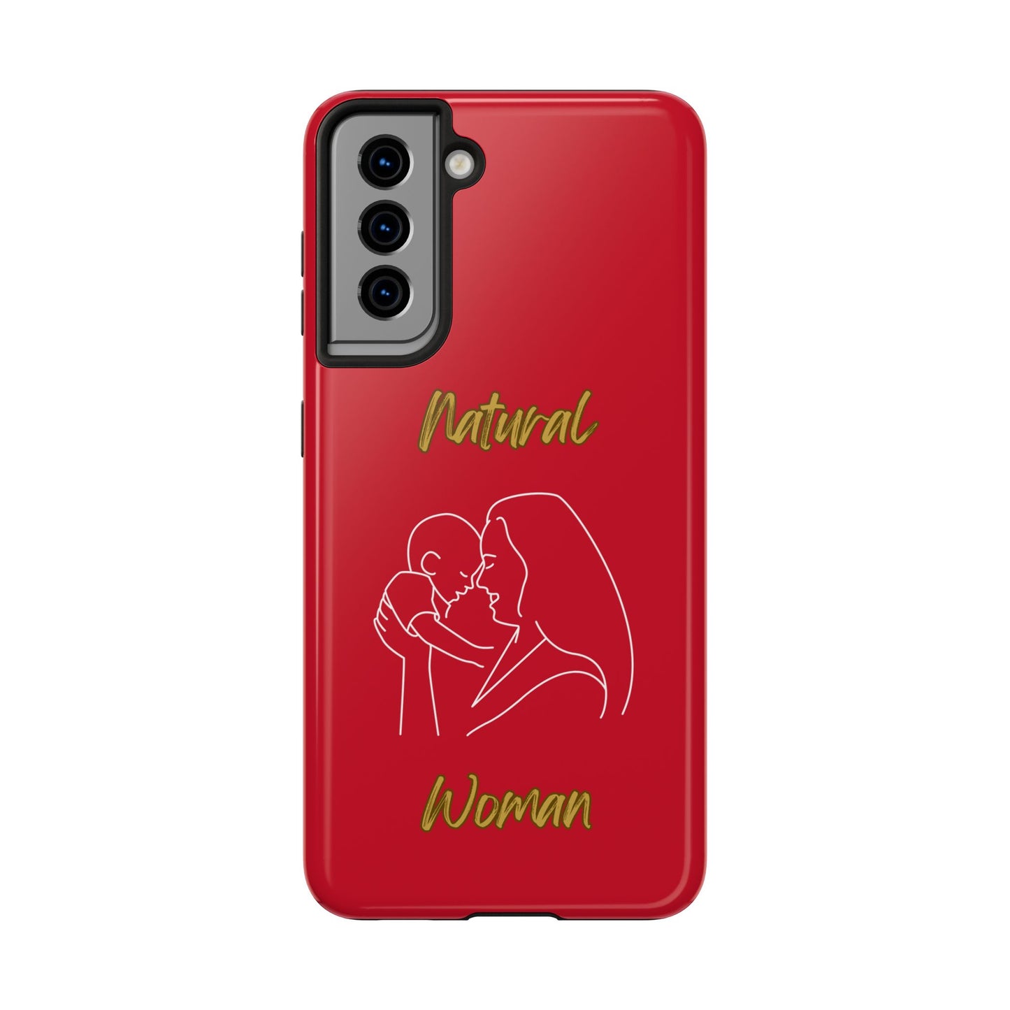 Natural Woman Joy (WL) Tough Phone Cases DARK RED