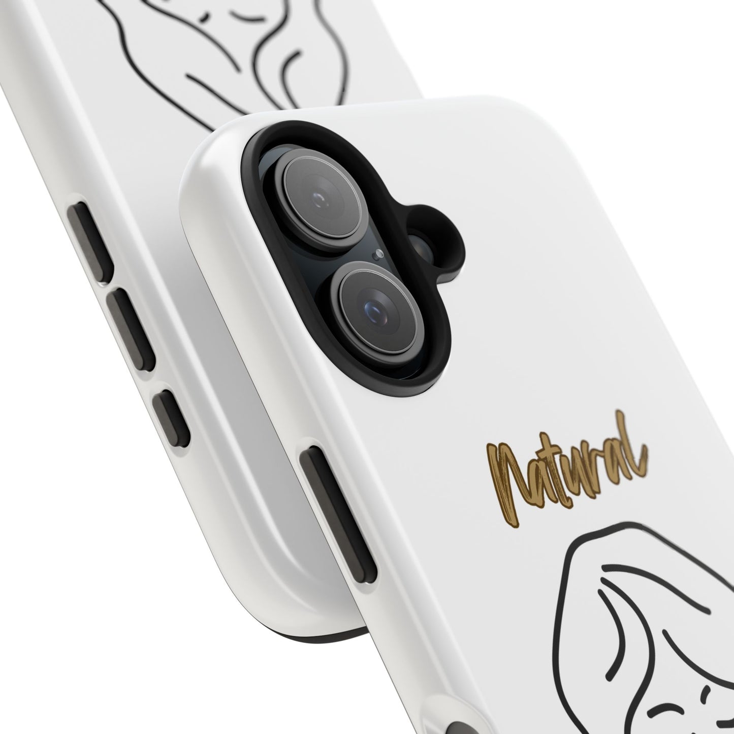 Natural Woman Modest (BL)Tough Phone Cases WHITE