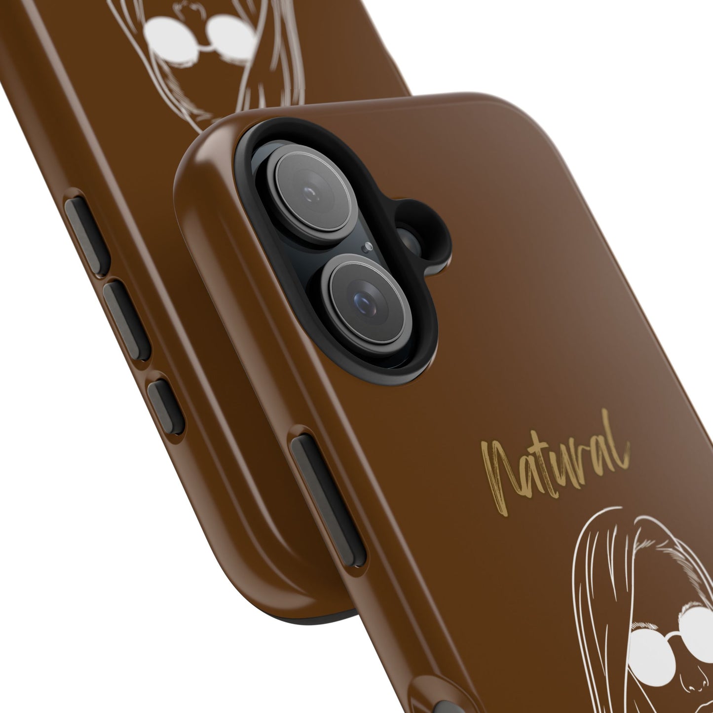 Natural Woman Shades (WL)Tough Phone Cases BROWN