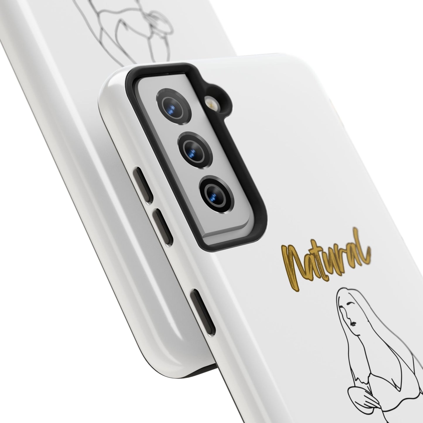 Natural Woman Full Beauty (BL)Tough Phone Cases WHITE