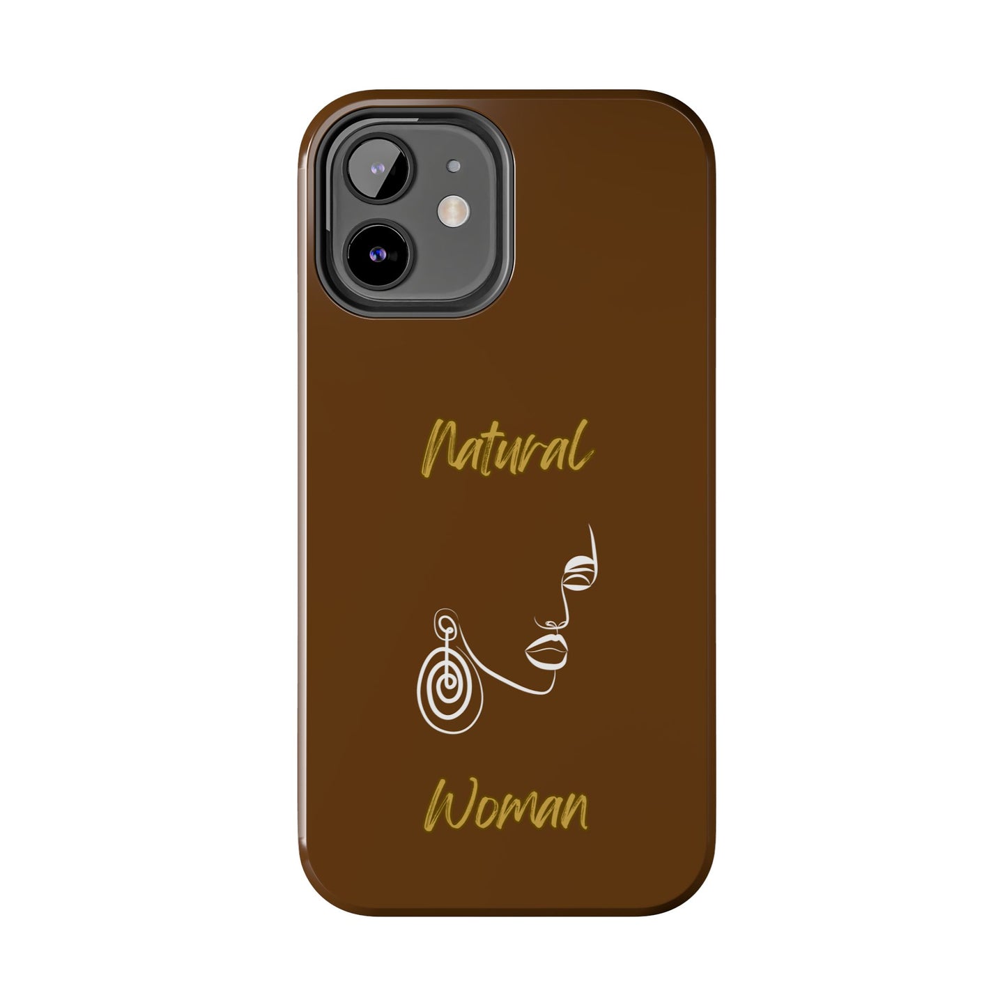 Natural Woman Music In My Soul (WL)Tough Phone Cases BROWN